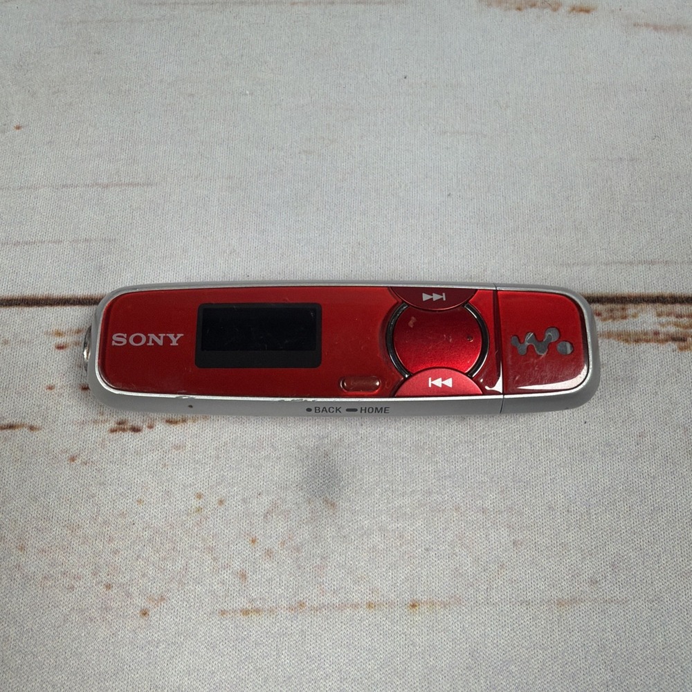 Sony Walkman NWZ-B183F 4GB Digital Music Player Metallic Red Direct USB Tested